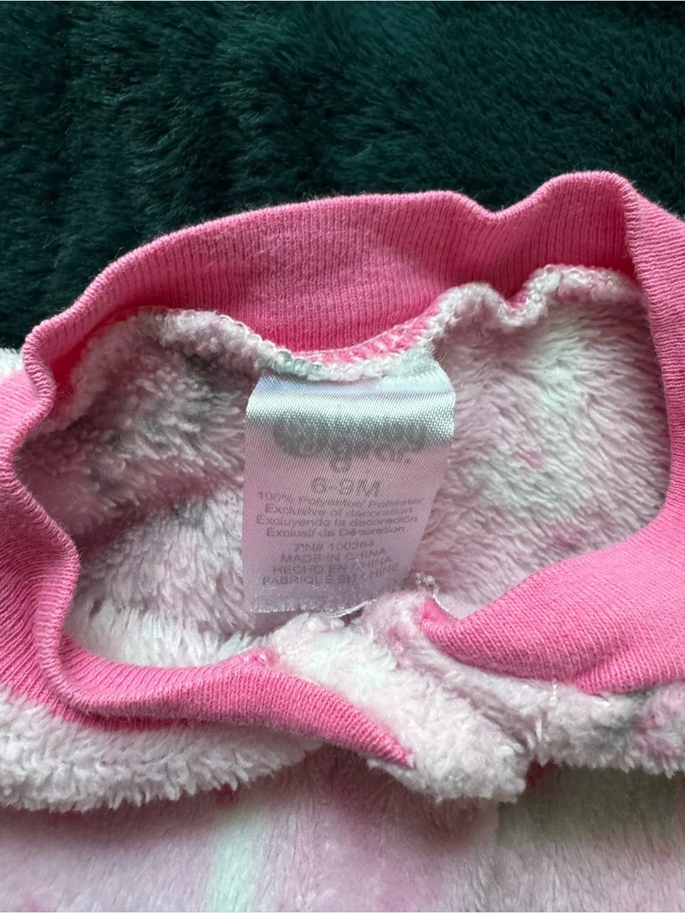🌸 6-9 Month Pink Baby Girl Onesie Bundle – 2 Piece